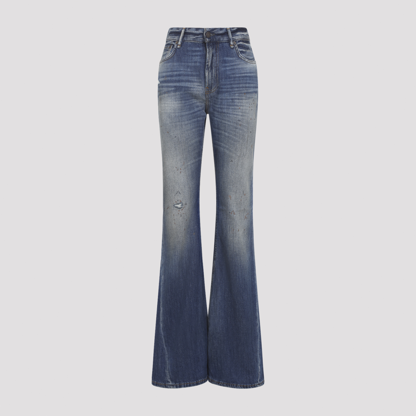 Acne Studios Women's Blue 2025F Jeans Cotton