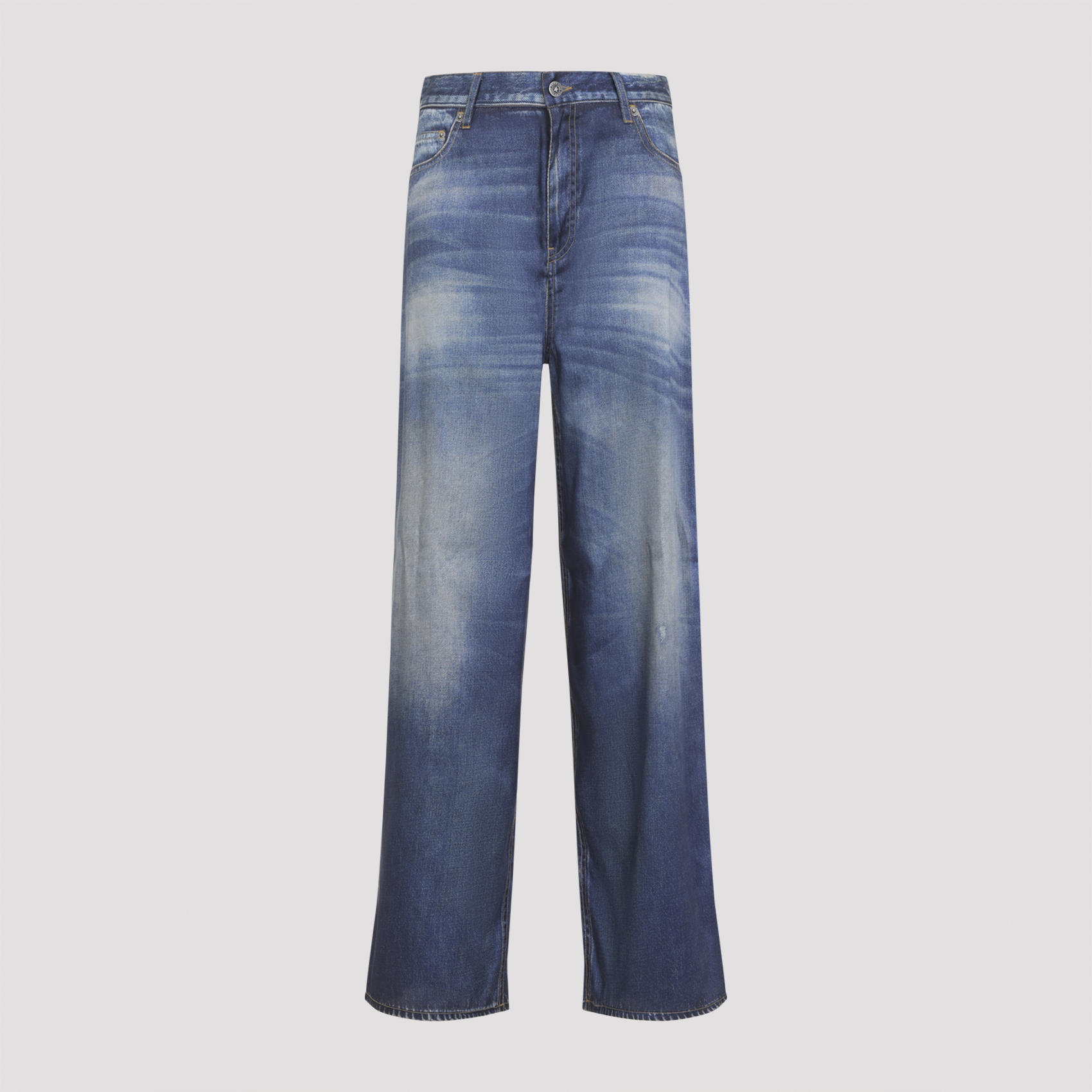Golden Goose Women's Blue Boyfriend Peggy Jeans Polyester Pant