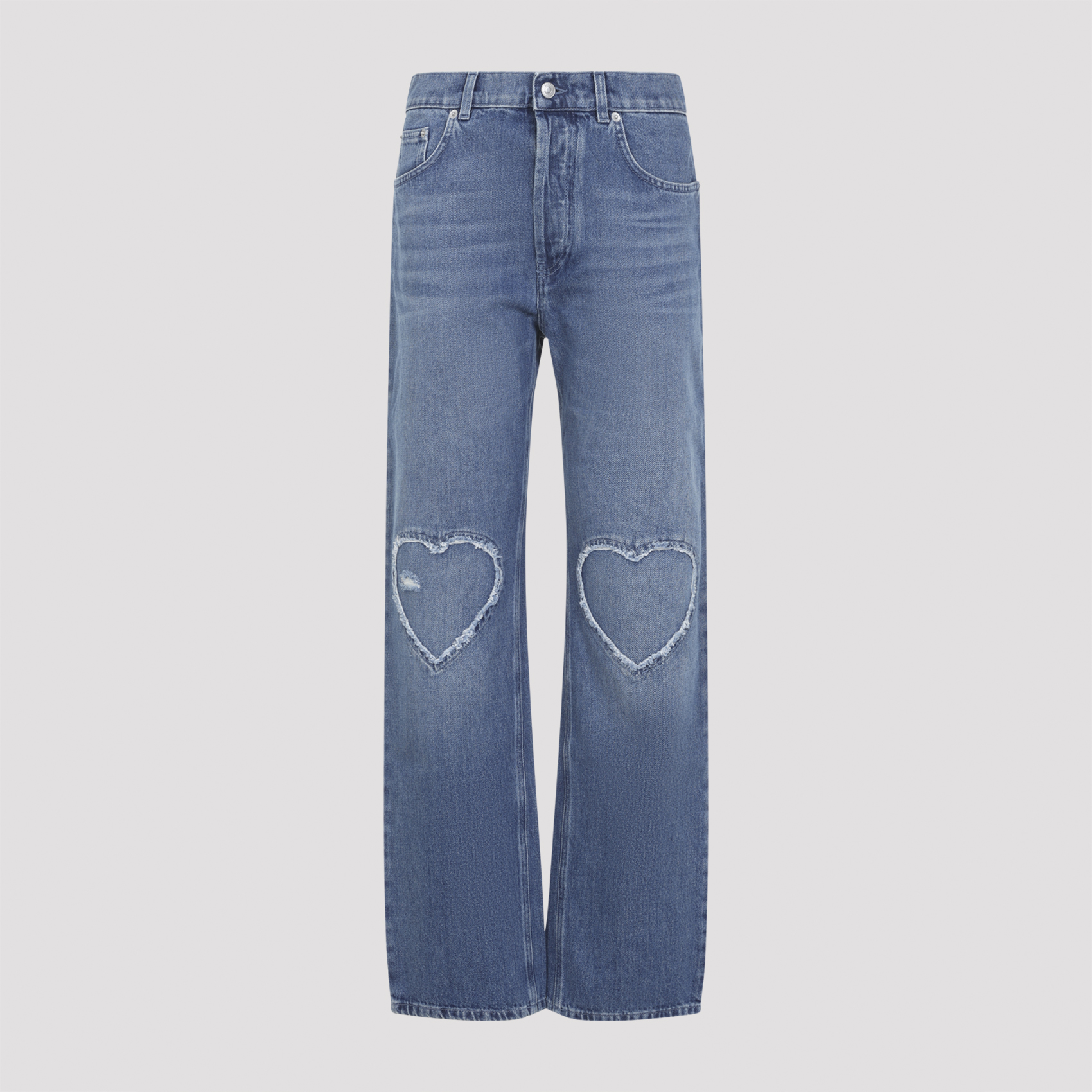 Moschino Women's Blue Cotton Jeans