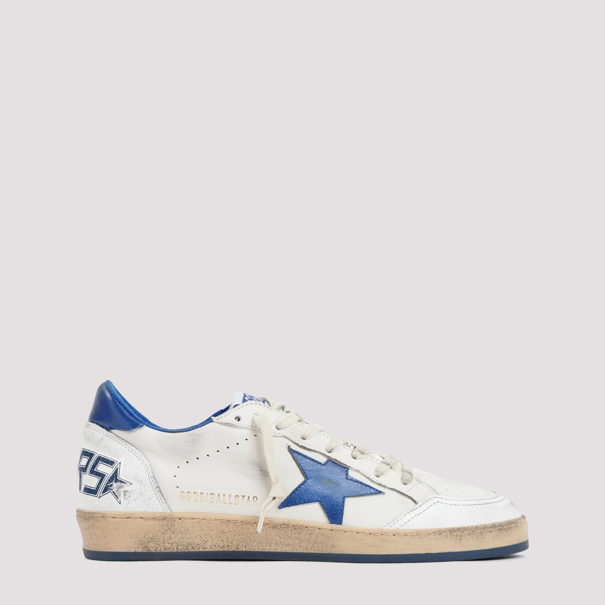 Golden Goose Men's White Ball Star Sneakers Shoe