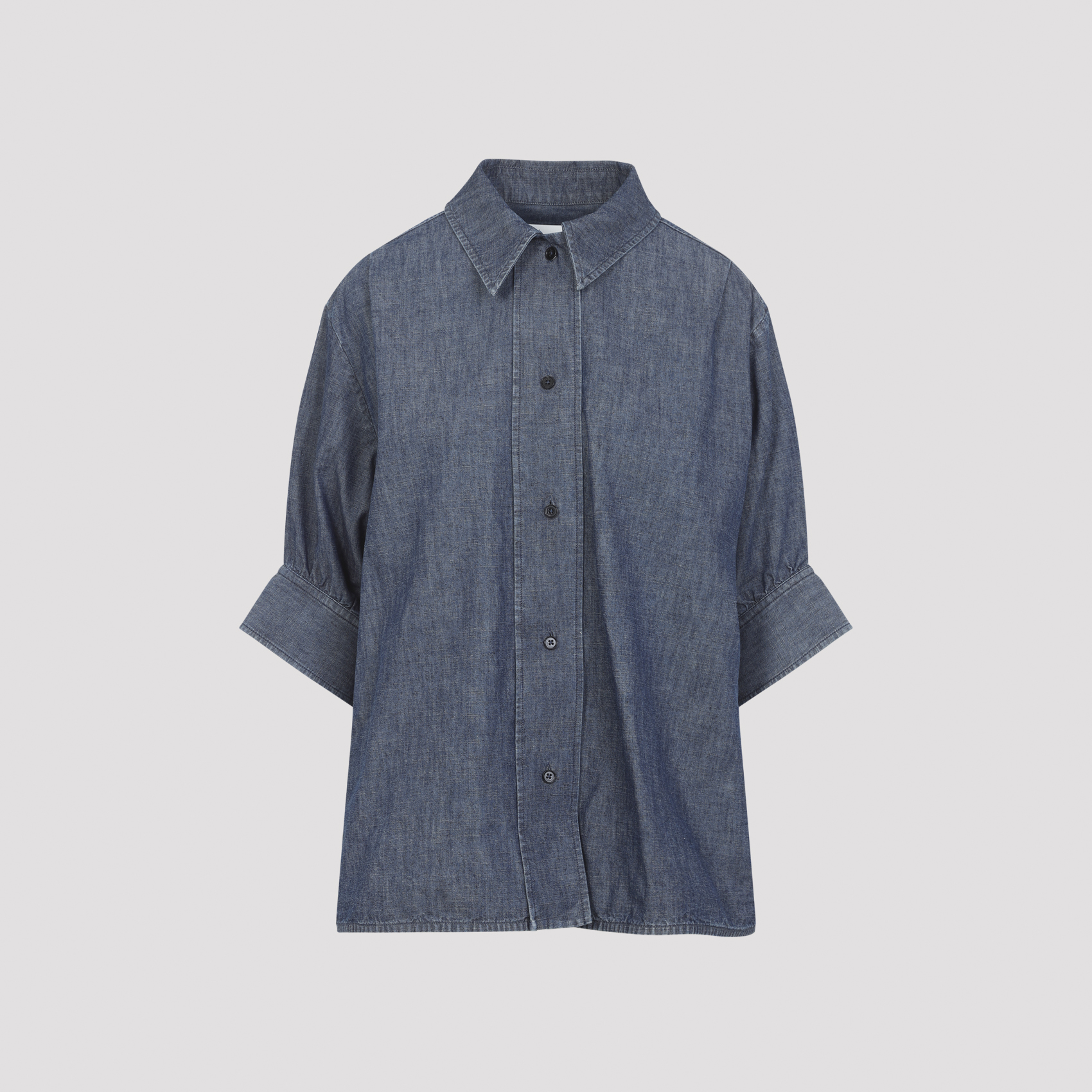 Jil Sander Women's Blue Boxy Shirt Cotton