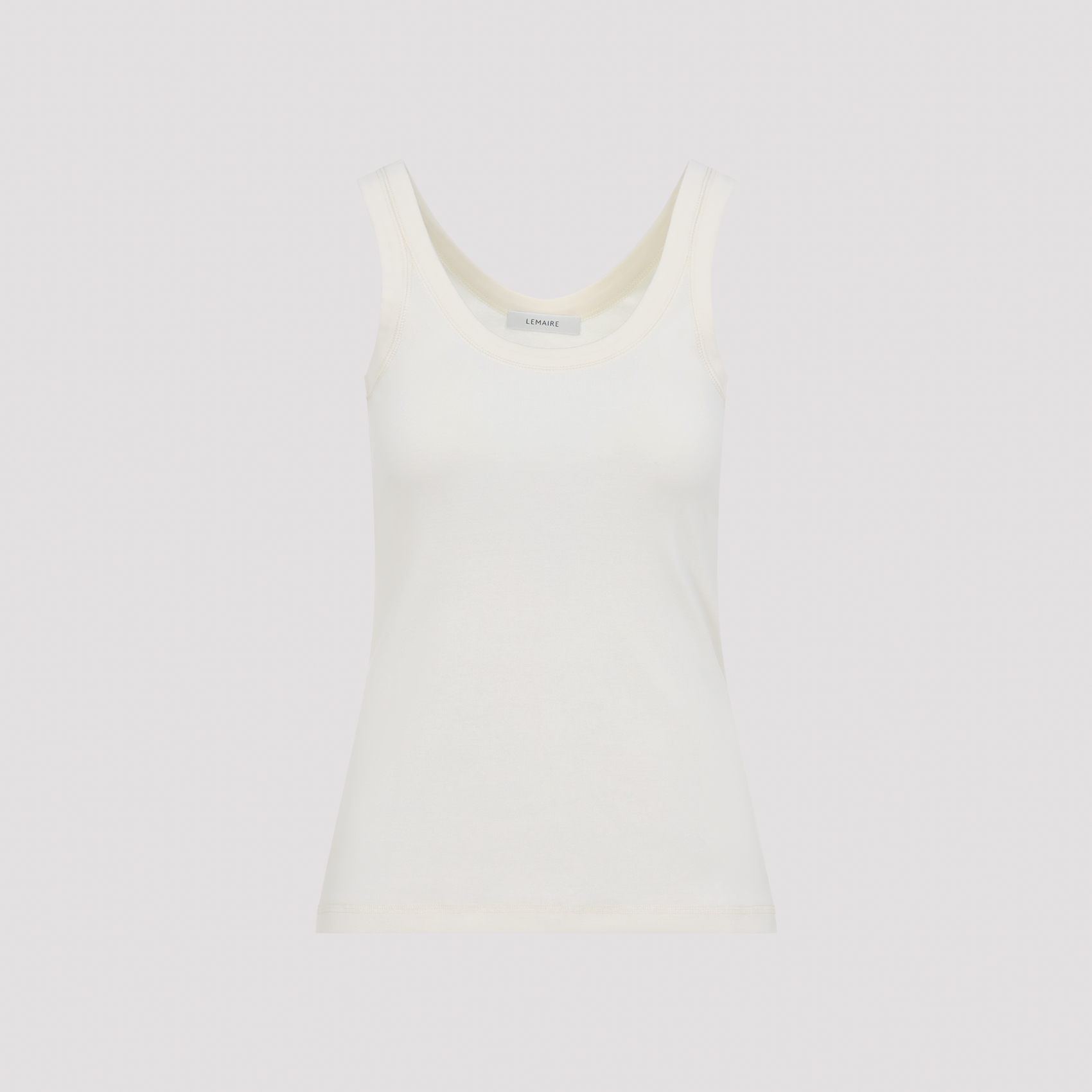Lemaire Women's Nude & Neutrals Ribbed Tank Top Cotton