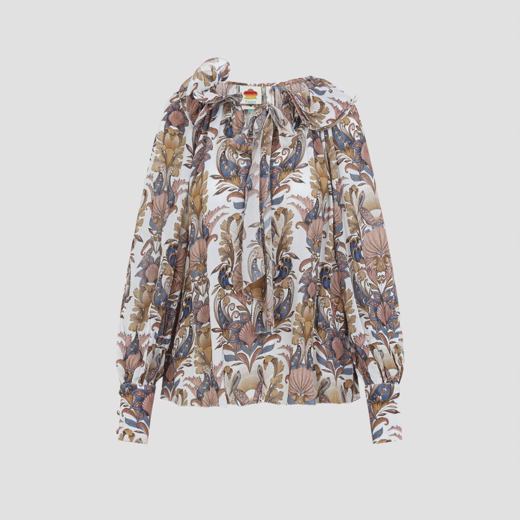 Farm Rio Women's Multicolour Blouse Viscose Tops