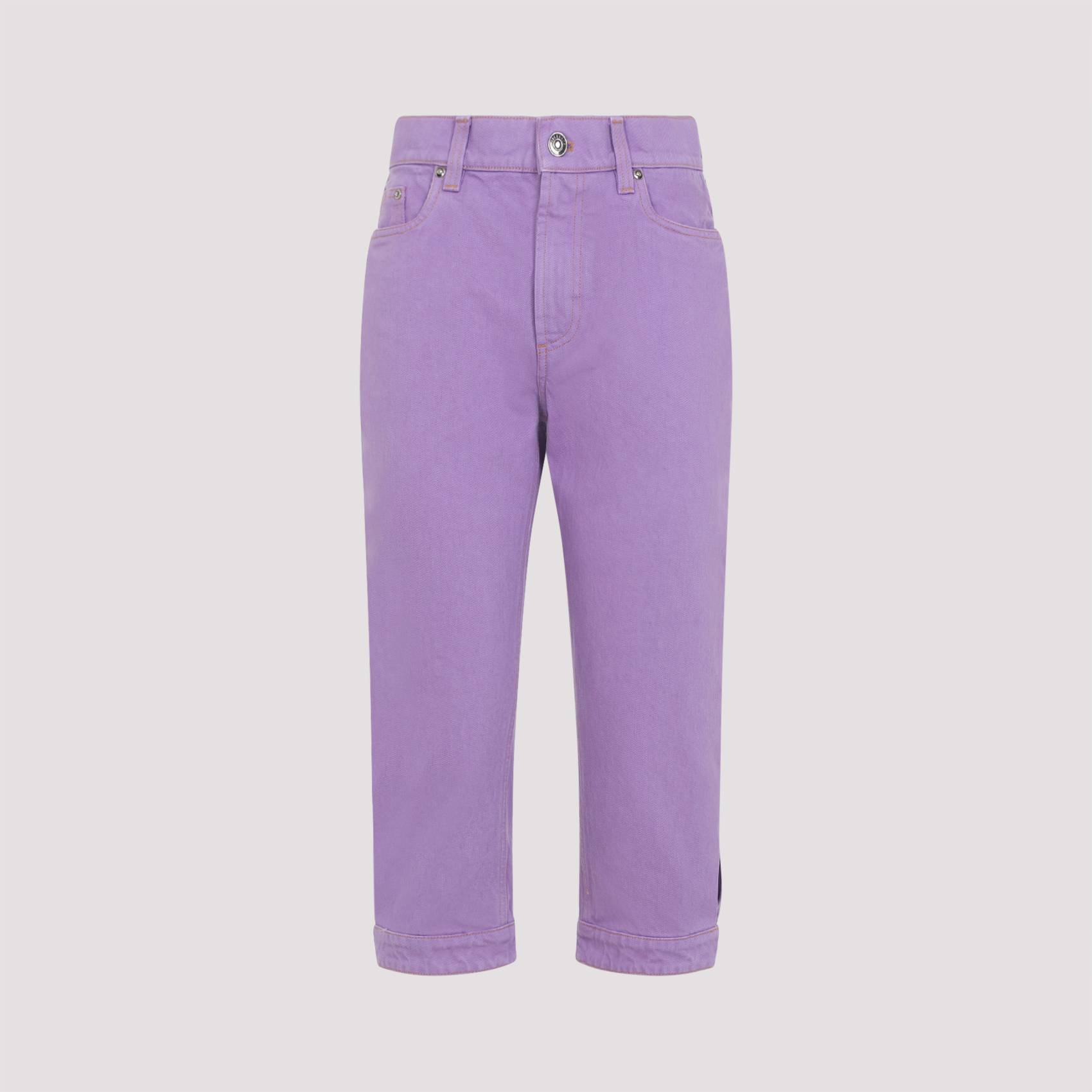 Versace Women's Pink & Purple Jeans Cotton