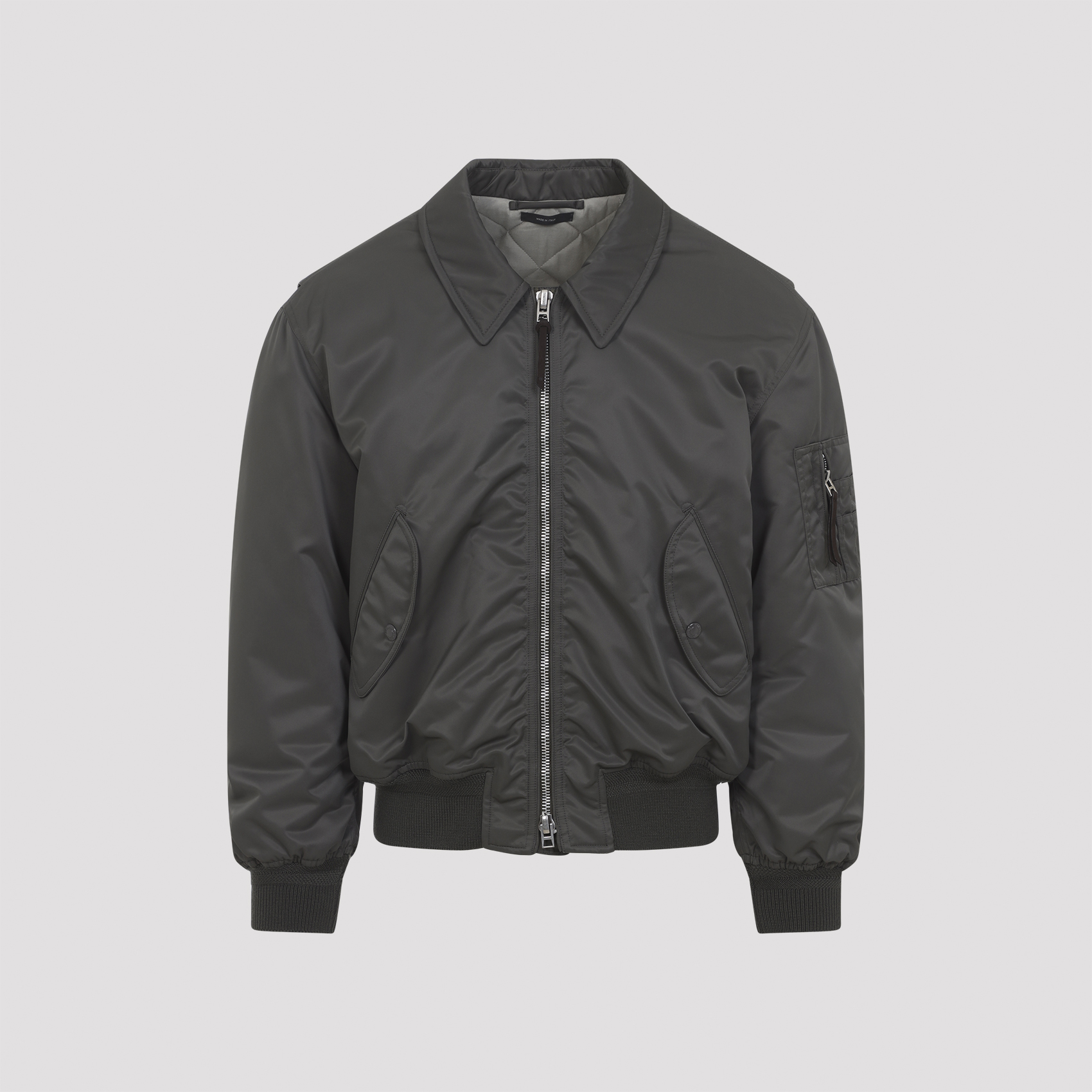 Tom Ford Men's Green Blouson Polyamide Jacket