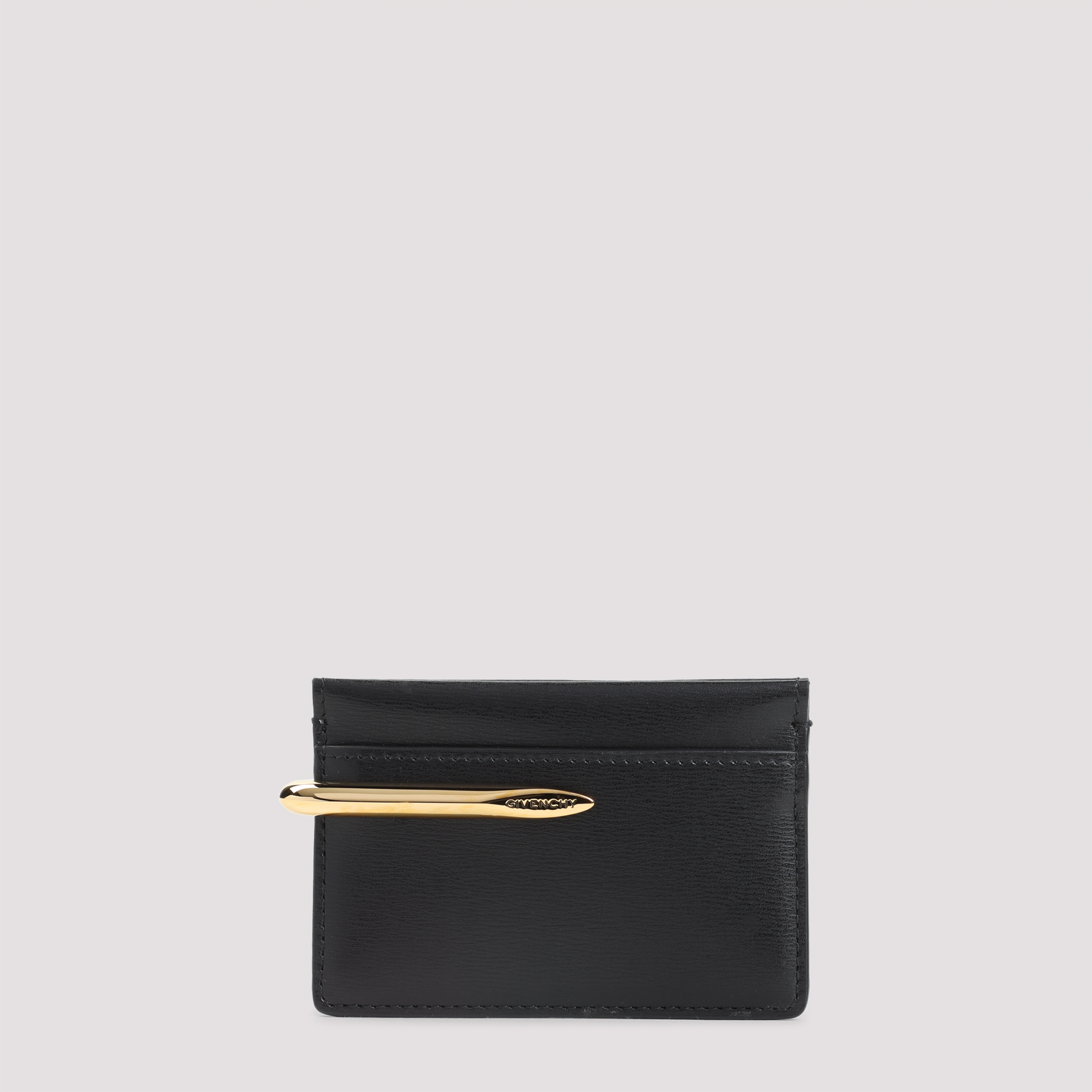 Givenchy Women's Black Pinch Credit Card Case Calf Leather Smallleathergoods