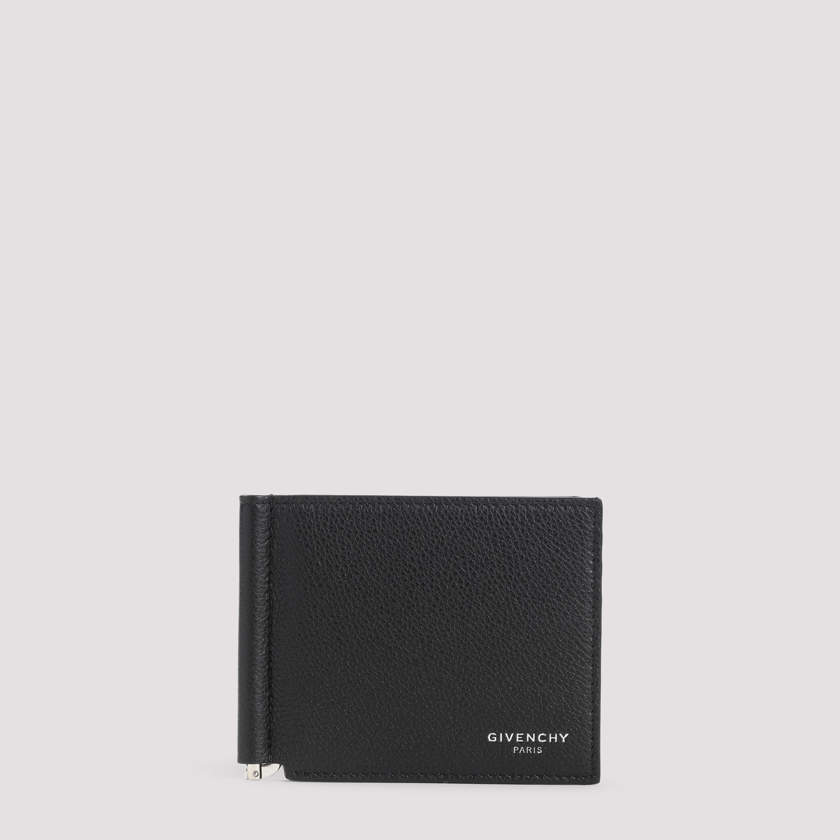 Givenchy Men's Black Bill Clip Wallet Calf Leather Smallleathergoods