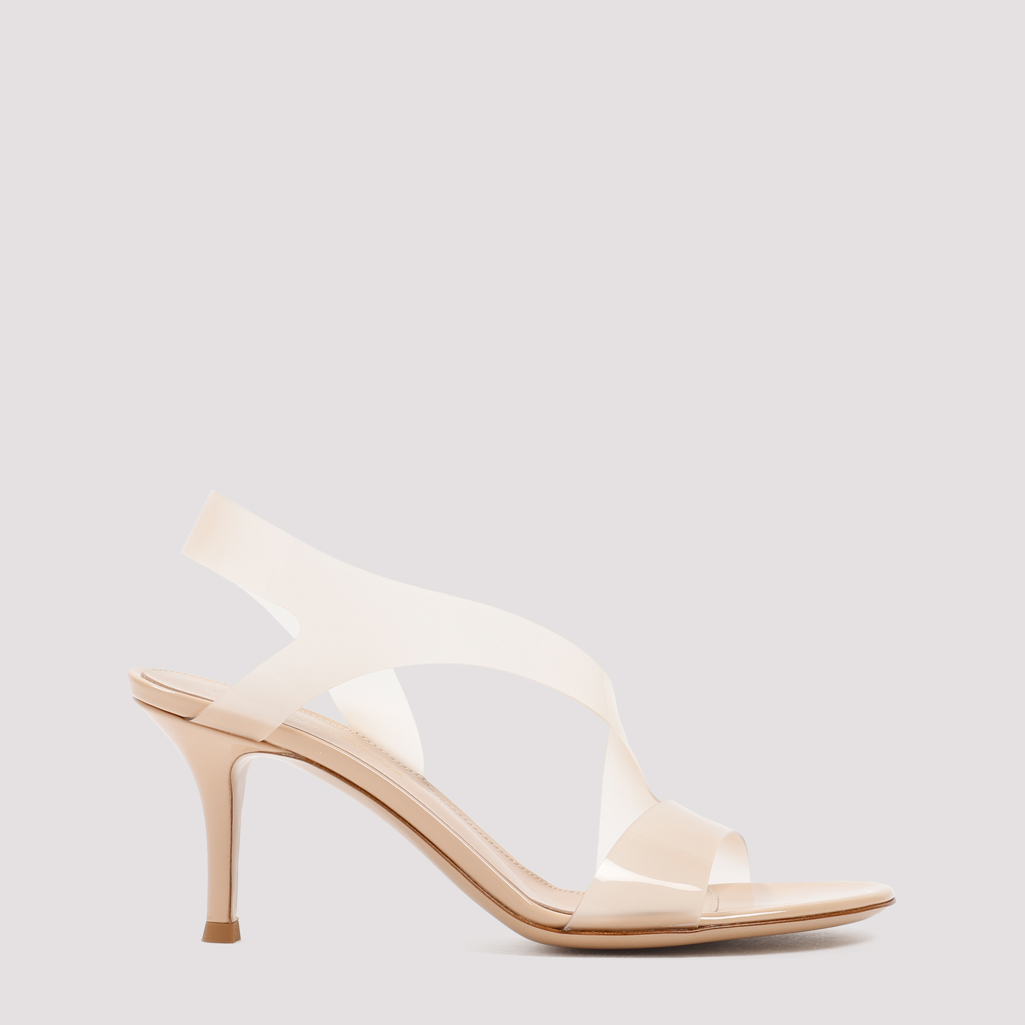 Gianvito Rossi Women's Nude & Neutrals Pvc Metropolis Sandals Leather
